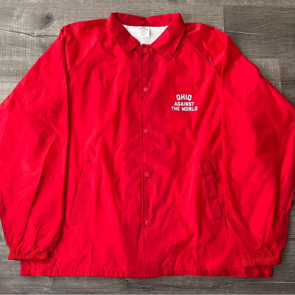 THE Ohio State red Windbreaker Jacket - Picture 2 of 4